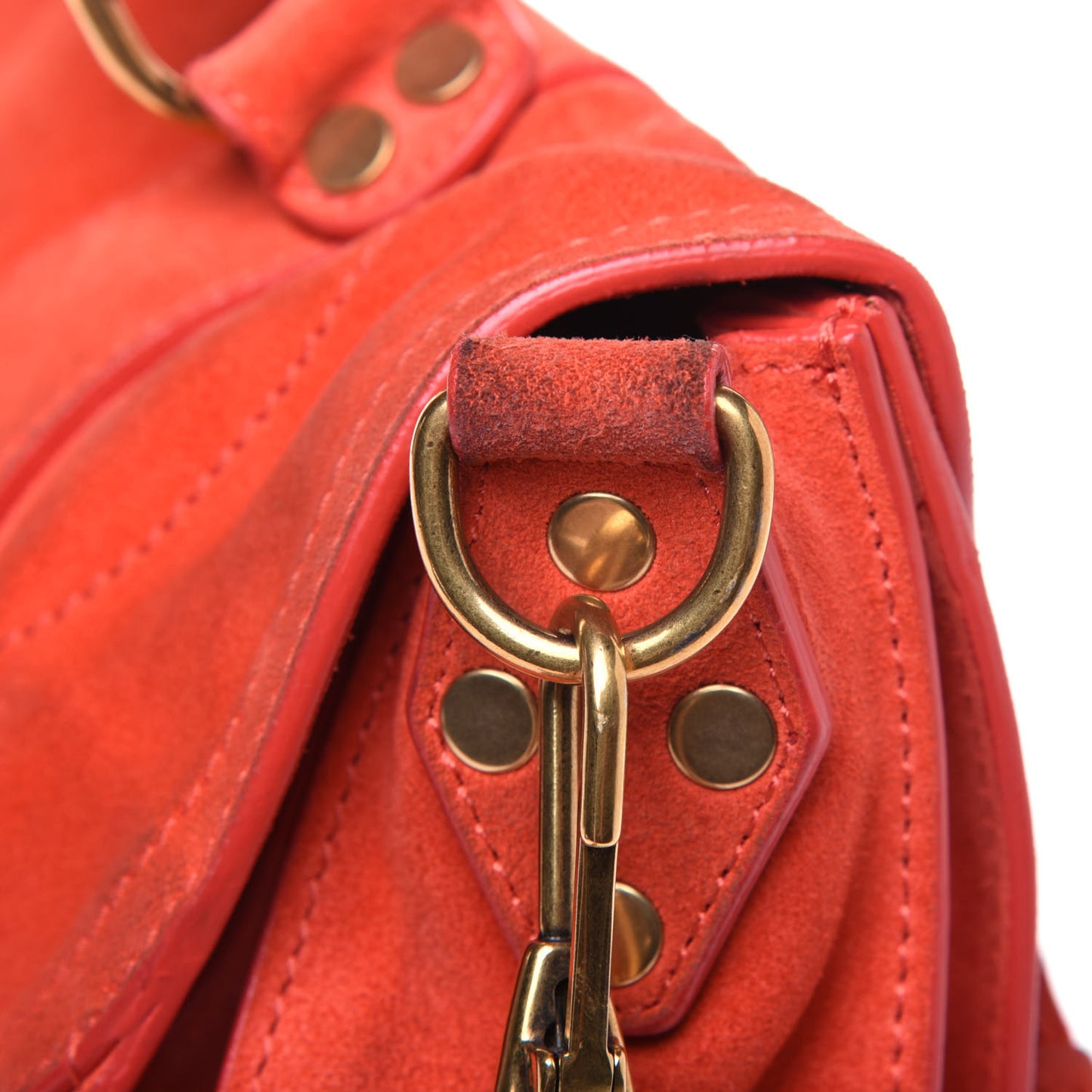 Suede Medium PS1 Satchel Poppy