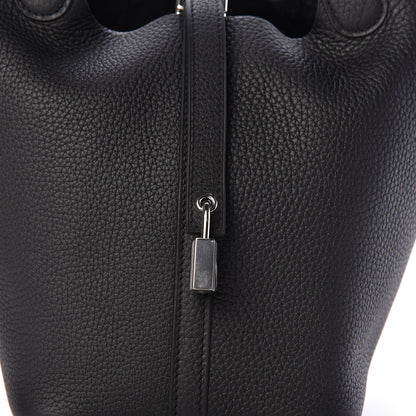 Hermes Taurillon Clemence Picotin Lock 18 PM Black 8 of 10