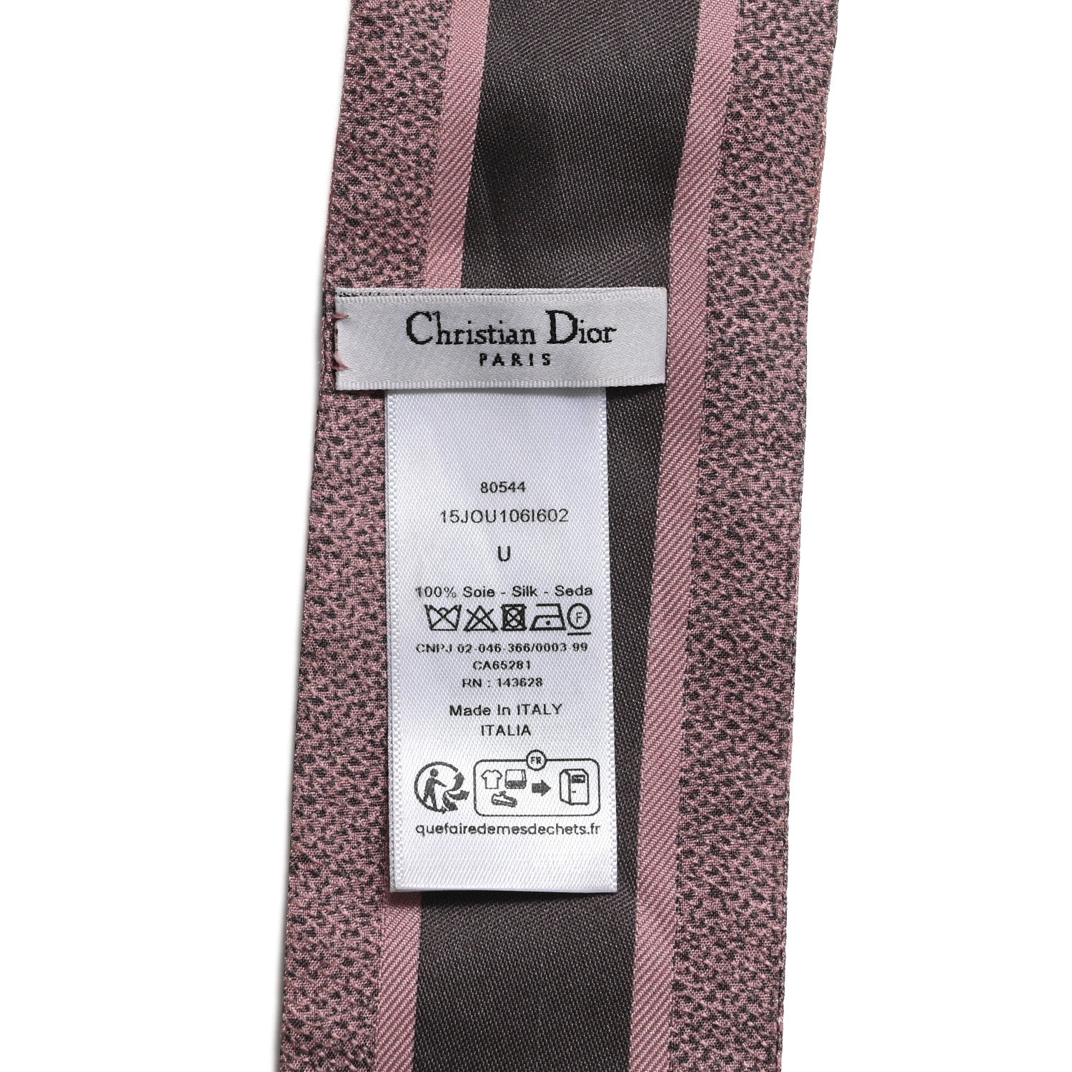 Christian Dior Silk Toile De Jouy Mitzah Scarf Rose 3 of 4
