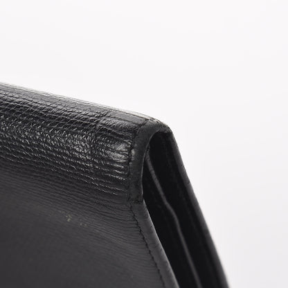 Chanel Grained Calfskin CC Button Yen Wallet Black 12 of 14