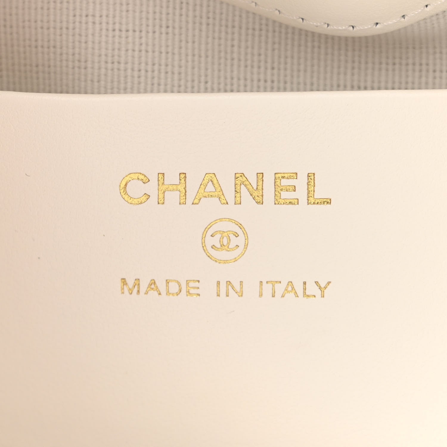 Chanel Shiny Crumpled Calfskin Quilted Nano 31 Shopping Bag White 6 of 11