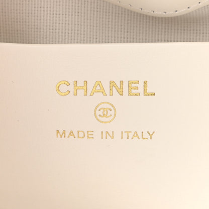 Chanel Shiny Crumpled Calfskin Quilted Nano 31 Shopping Bag White 6 of 11