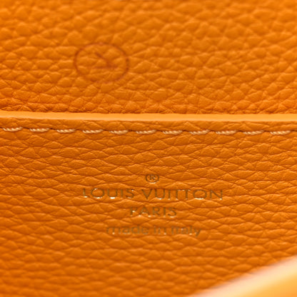 Louis Vuitton Grained Calfskin LV Pont 9 Soft PM Sunbeam 6 of 10