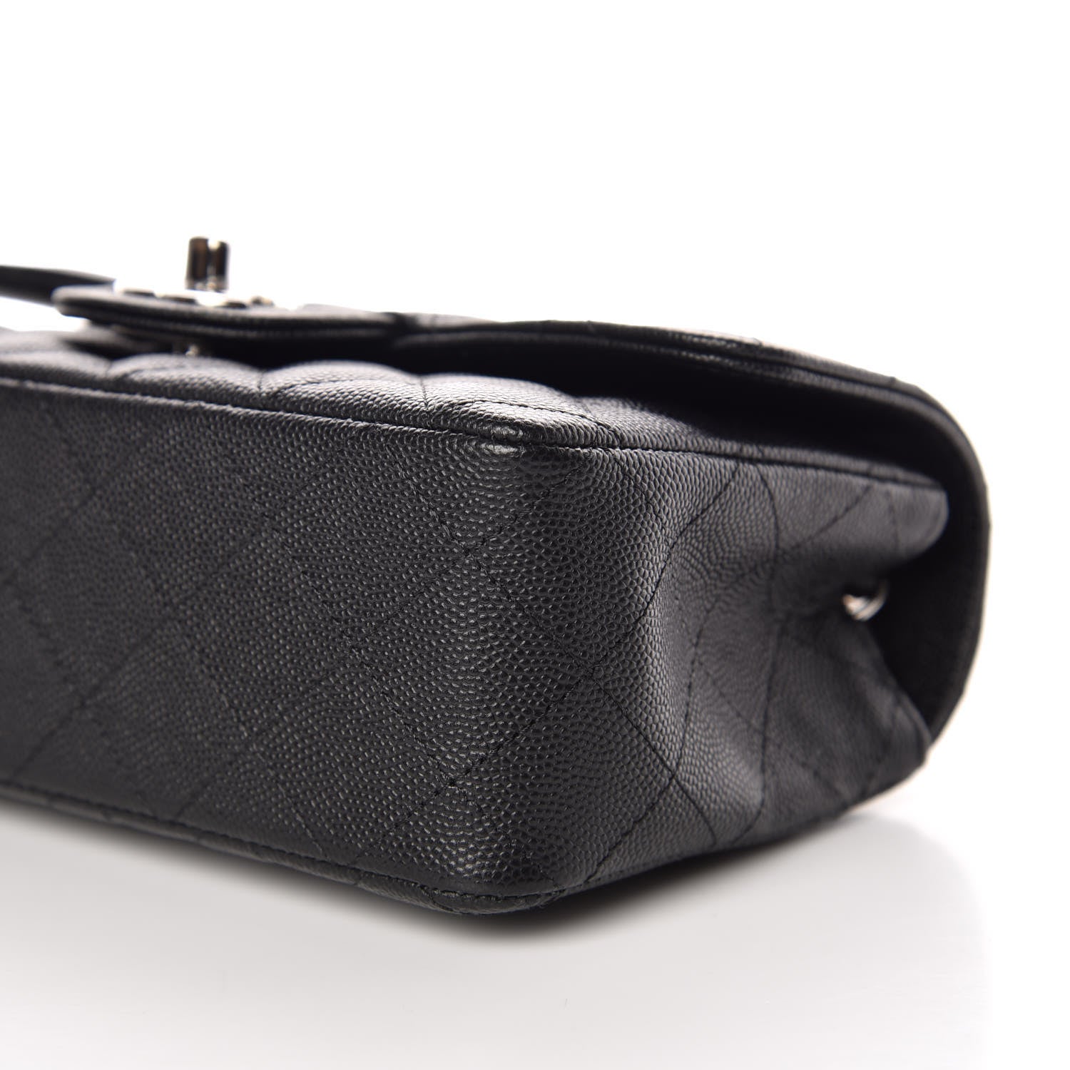 Chanel Caviar Quilted Mini Rectangular Flap Black 9 of 10