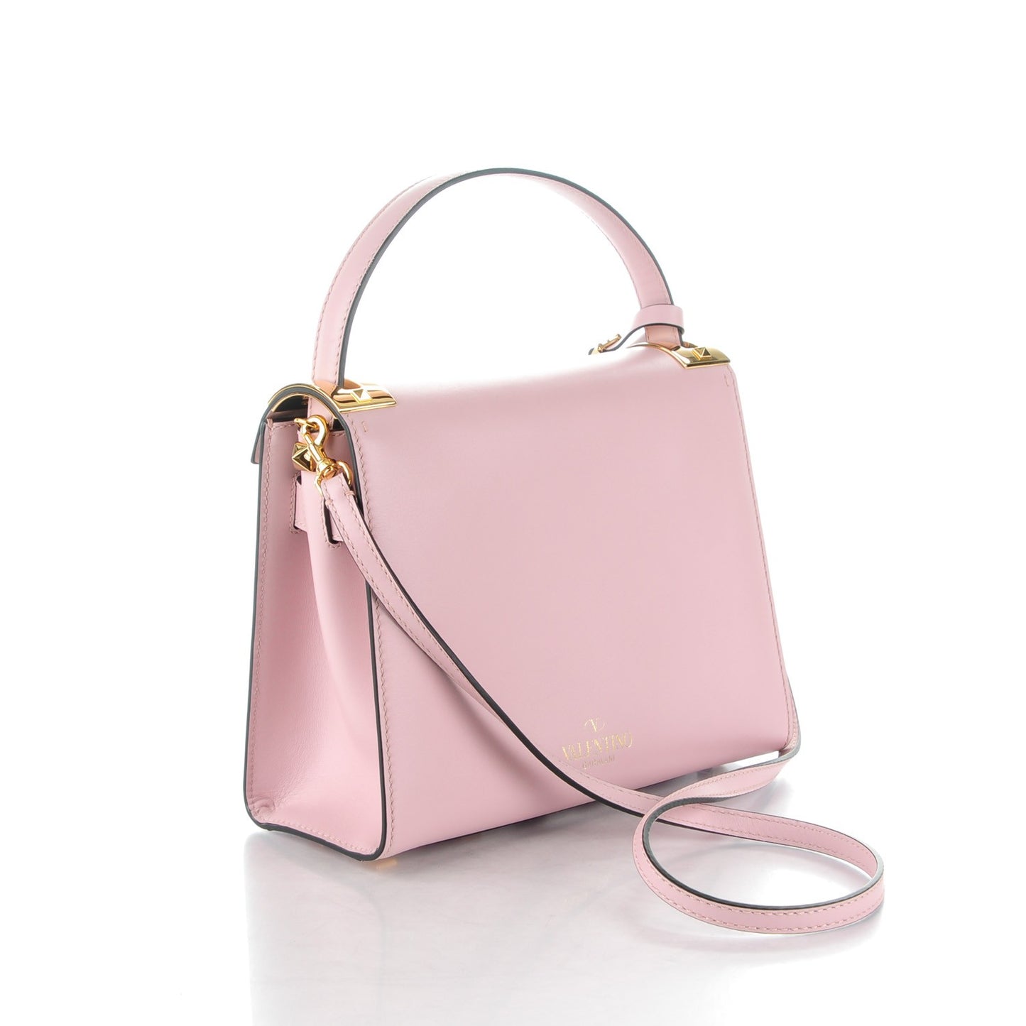 Vitello Small My Rockstud Frame Bag Poudre