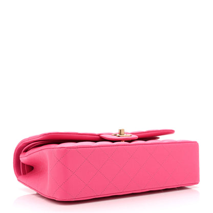 Chanel Caviar Quilted Medium Double Flap Pink 4 of 10