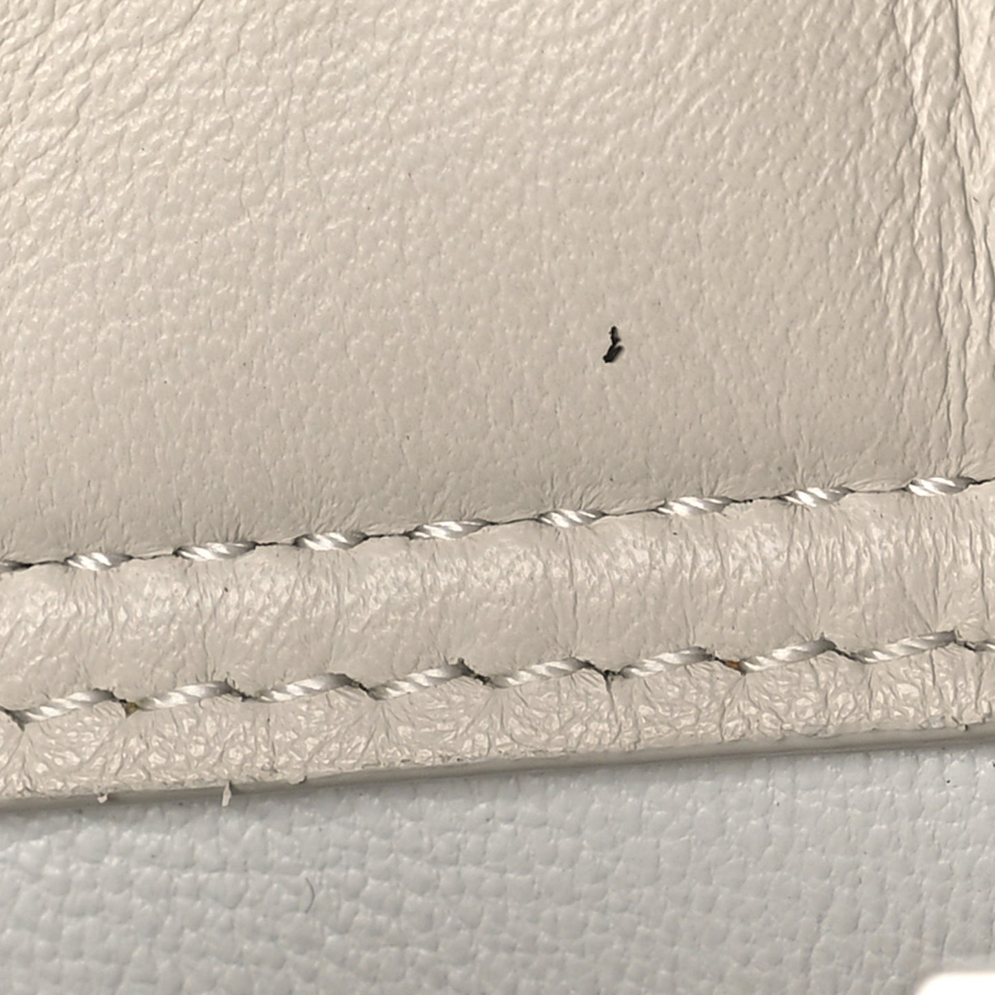 Nappa Lace Up Mini Peekaboo Iconic Satchel Bianco Carta