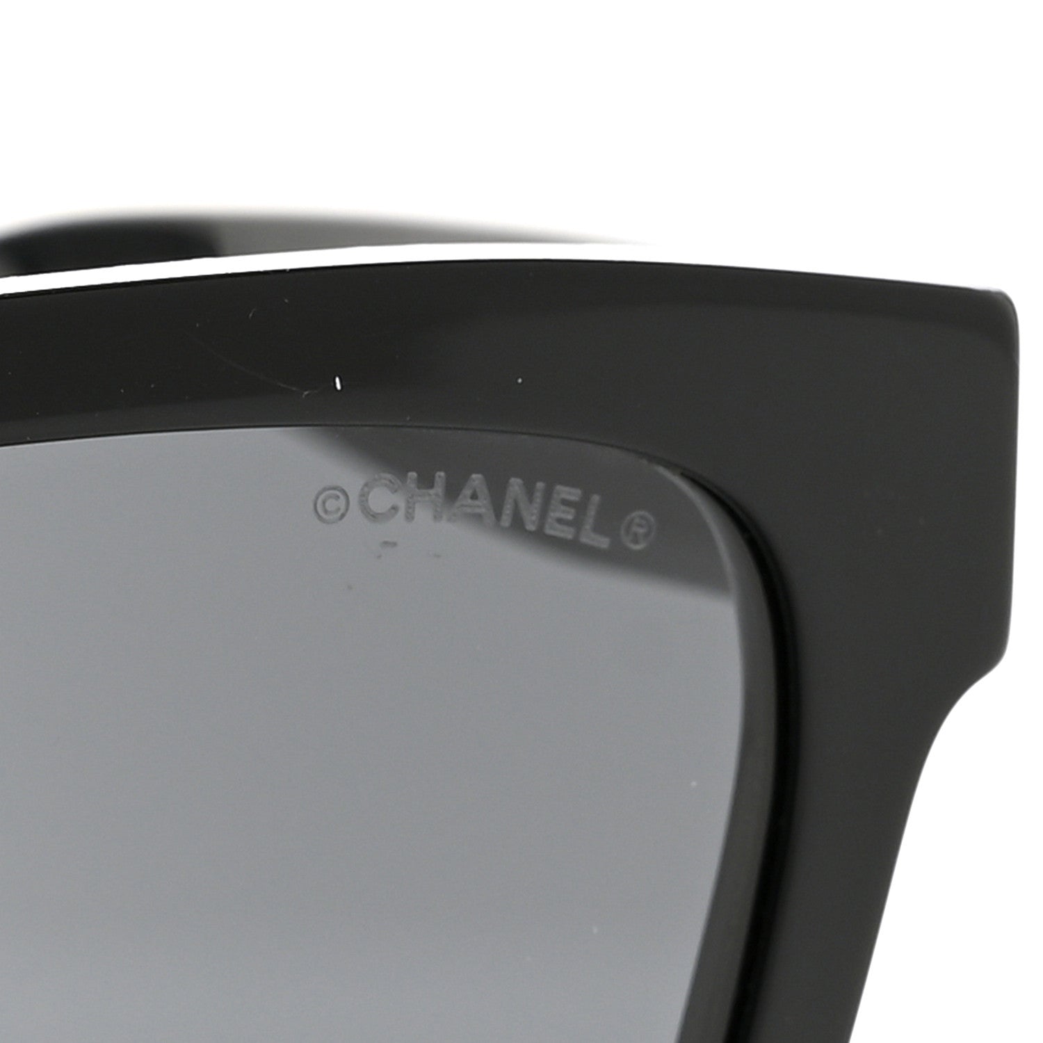 Chanel Acetate Square Sunglasses 5417 Black 7 of 7