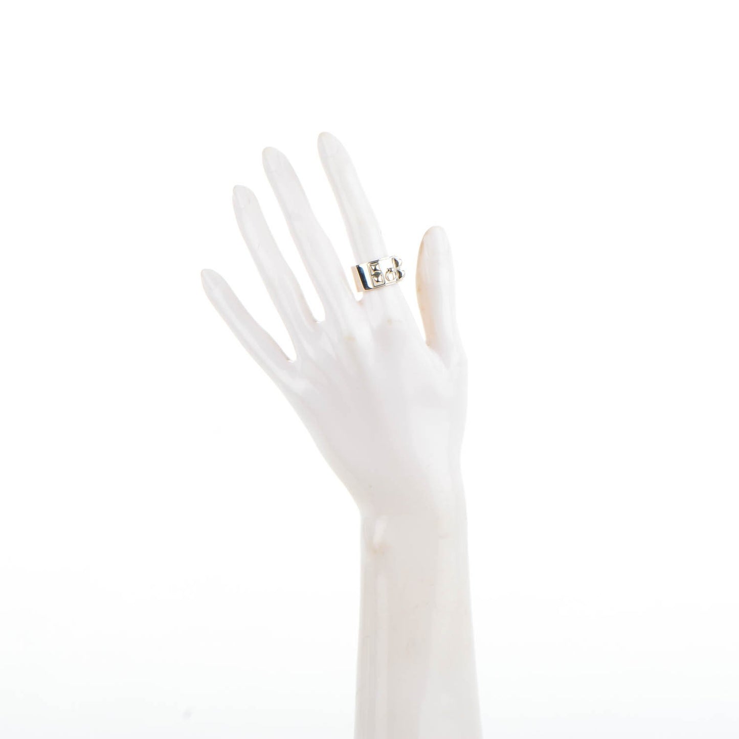 Sterling Silver Collier De Chien CDC Ring 53 6.25