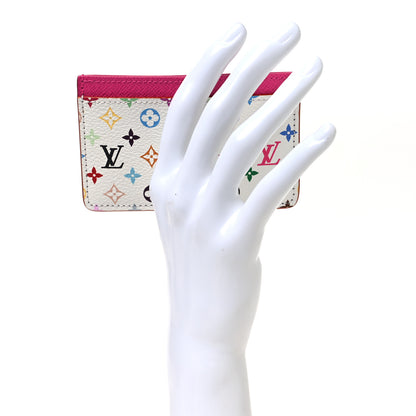 Louis Vuitton LV X TM Monogram Multicolor Card Holder Kawaii Pink 2 of 7