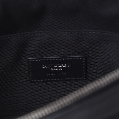 Saint Laurent Canvas Calfskin City Belt Bag Black 5 of 8