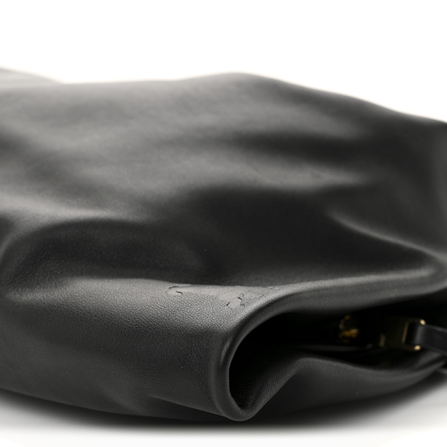 Burberry Calfskin Small Swan Chain Shoulder Bag Black 9 of 9
