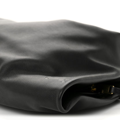 Burberry Calfskin Small Swan Chain Shoulder Bag Black 9 of 9