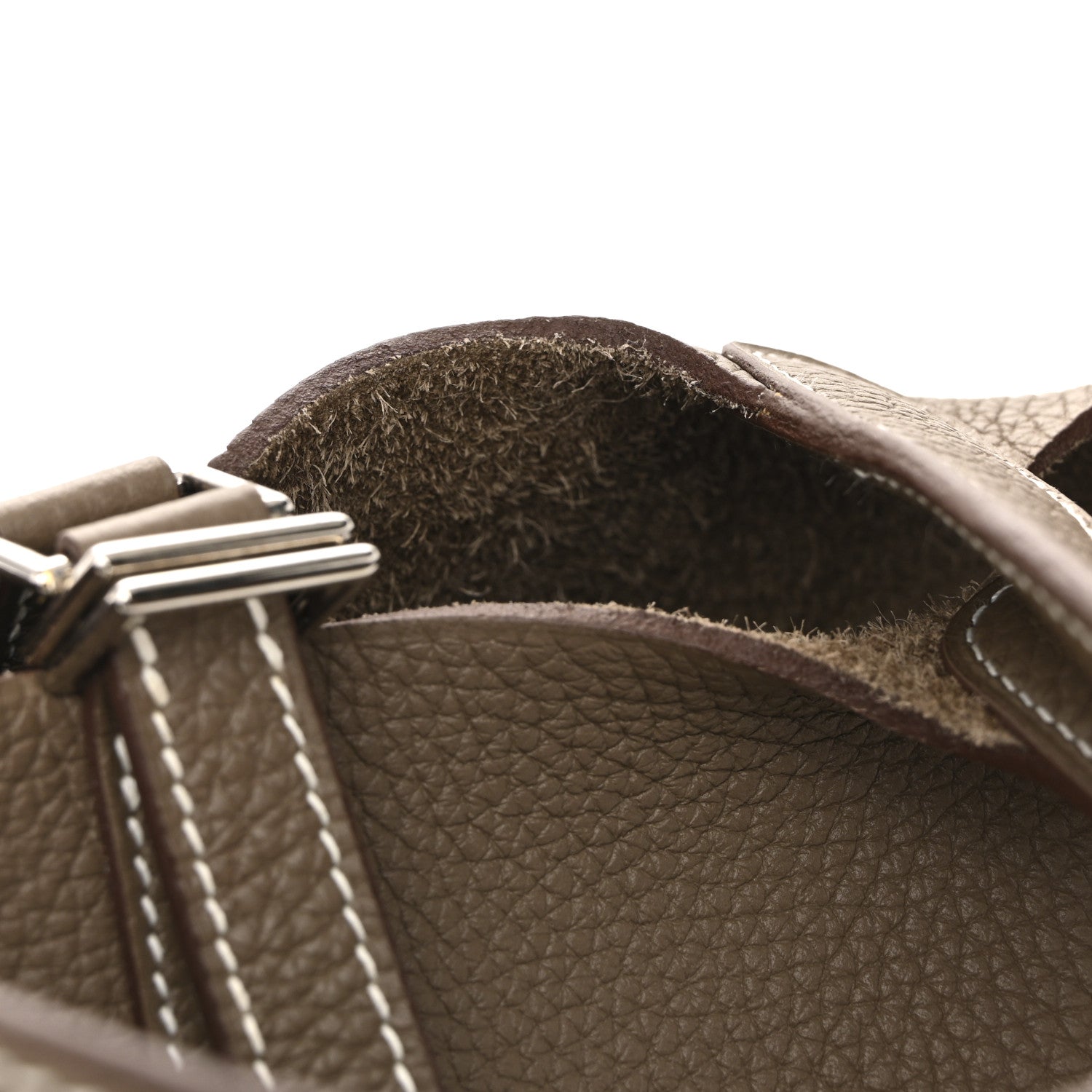 Hermes Taurillon Clemence Picotin Lock 18 PM Etoupe 11 of 14