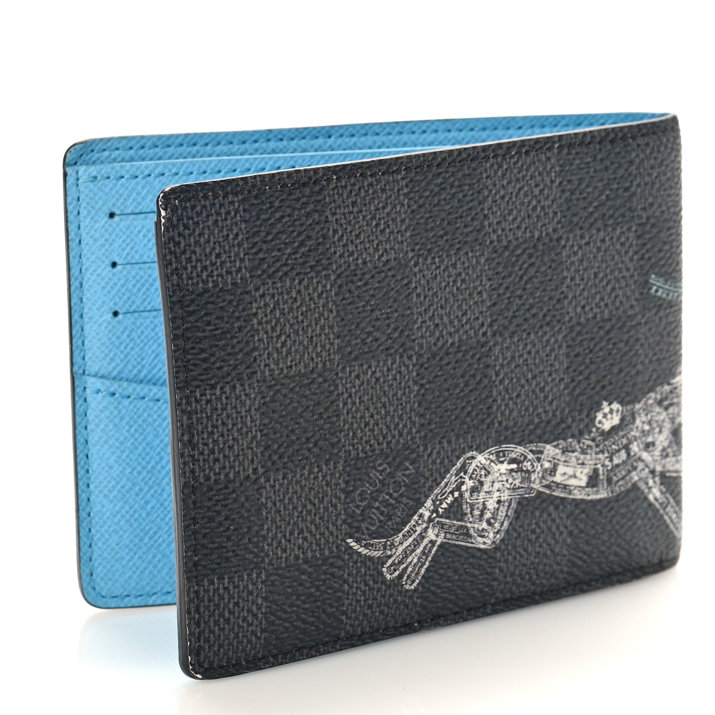 Damier Graphite Stamps Slender Wallet