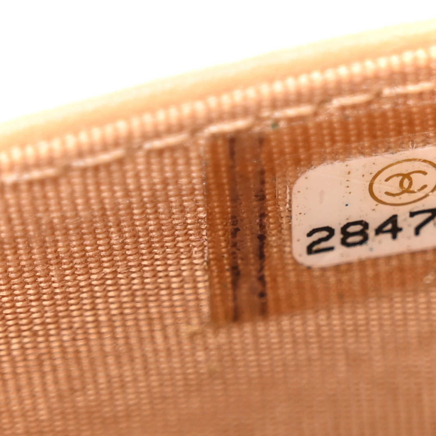 Chanel Caviar Quilted Boy Wallet On Chain WOC Dark Beige 8 of 13