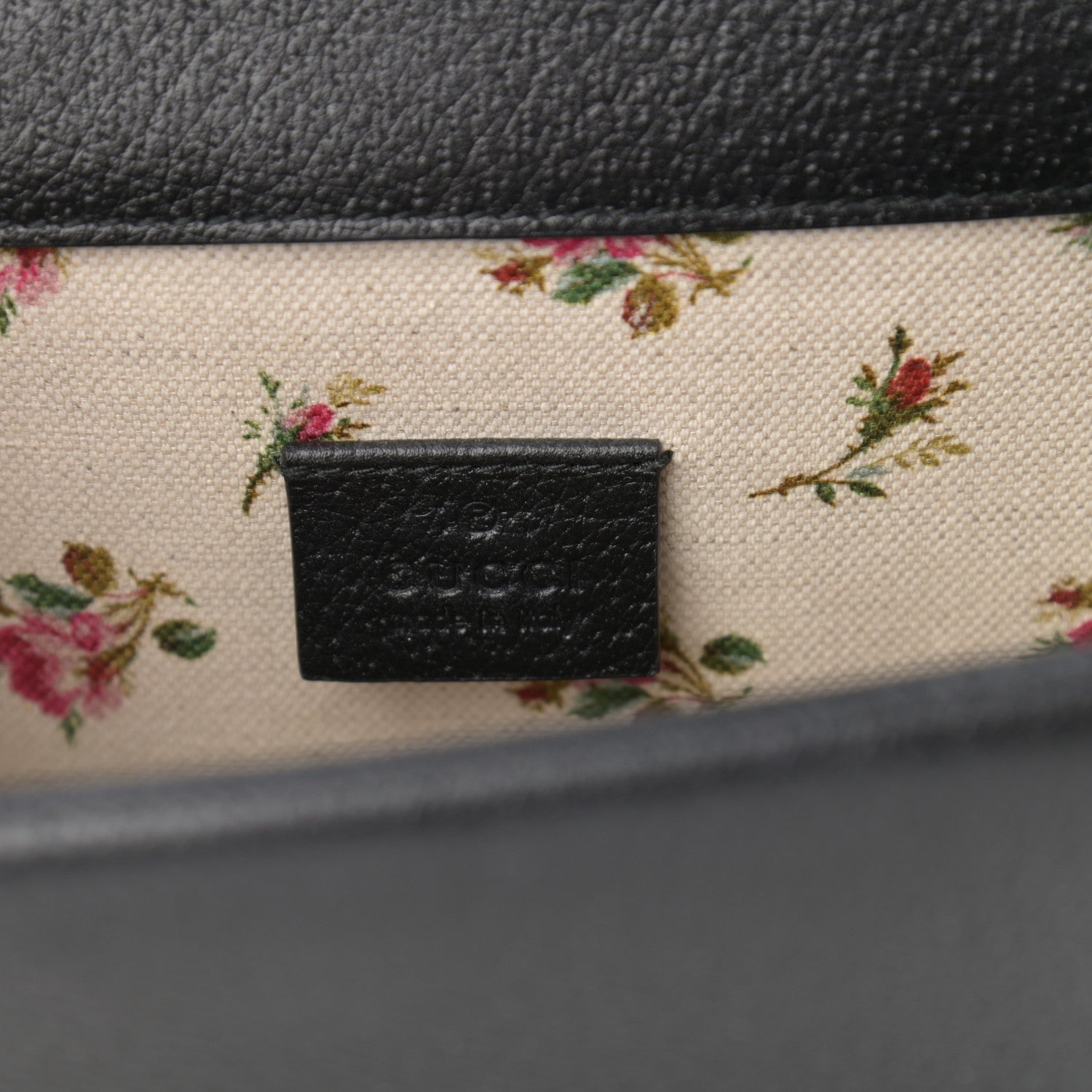 Gucci Calfskin Web Mini Dionysus Shoulder Bag Black 6 of 11