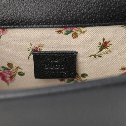 Gucci Calfskin Web Mini Dionysus Shoulder Bag Black 6 of 11