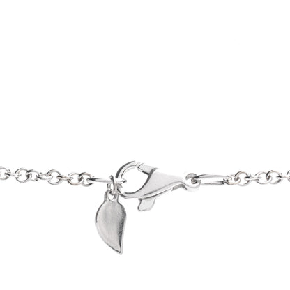 Piaget 18K White Gold Diamond Rose Pendant Necklace 6 of 6