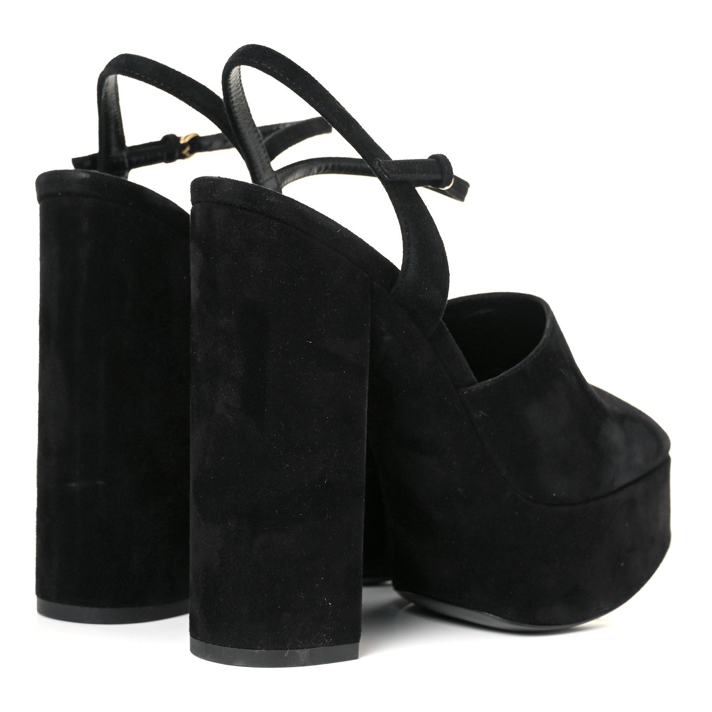 Kid Scamosciato Kassia 95 Platform Pump 37.5 Black