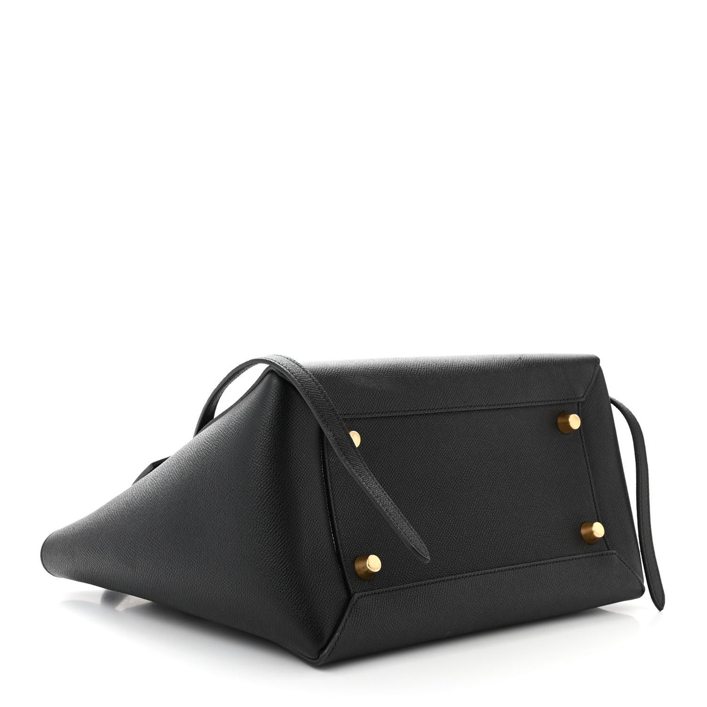 Grained Calfskin Mini Belt Bag Black