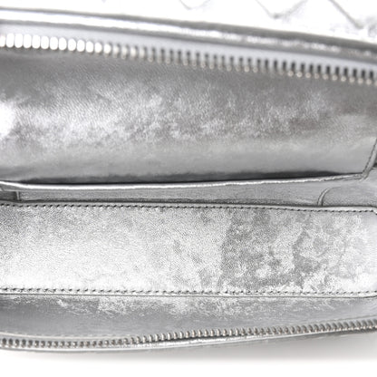 Bottega Veneta Laminated Nappa Intrecciato Bang Bang Vanity Case Silver 5 of 10