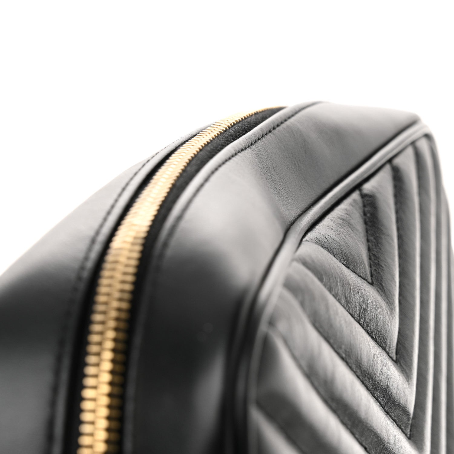 Saint Laurent Calfskin Matelasse Monogram Lou Camera Bag Black 11 of 11
