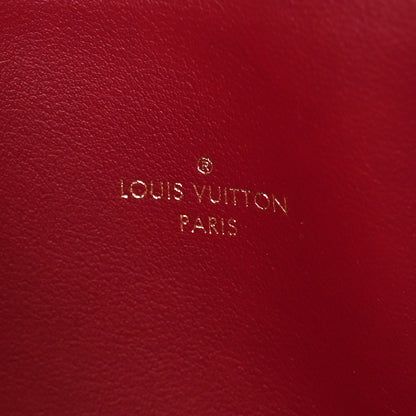 Louis Vuitton Monogram Felicie Chain Wallet Zippered Insert Fuchsia 6 of 6