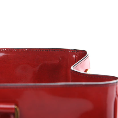 Prada Spazzolato Large Tote Scarlatto Fume 12 of 18