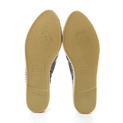 Gucci Nappa Matelasse GG Marmont Espadrilles 40 Black 6 of 9