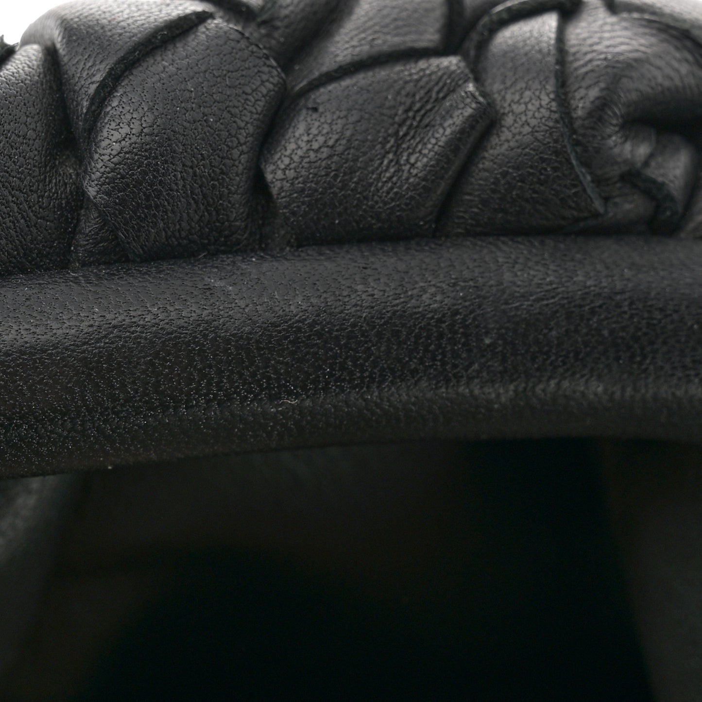 Nappa Intrecciato The Mini Pouch Black