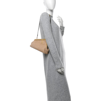 Fendi Raffia Nappa Macrame Small Fendi First Natural Sahara 2 of 10