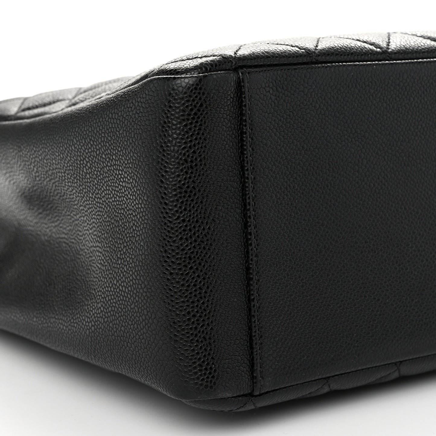 Caviar Quilted Grand Shopping Tote GST Black