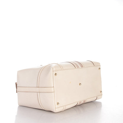 Gucci Textured Calfskin Large Treasure Boston Tote Ivory 4 of 7
