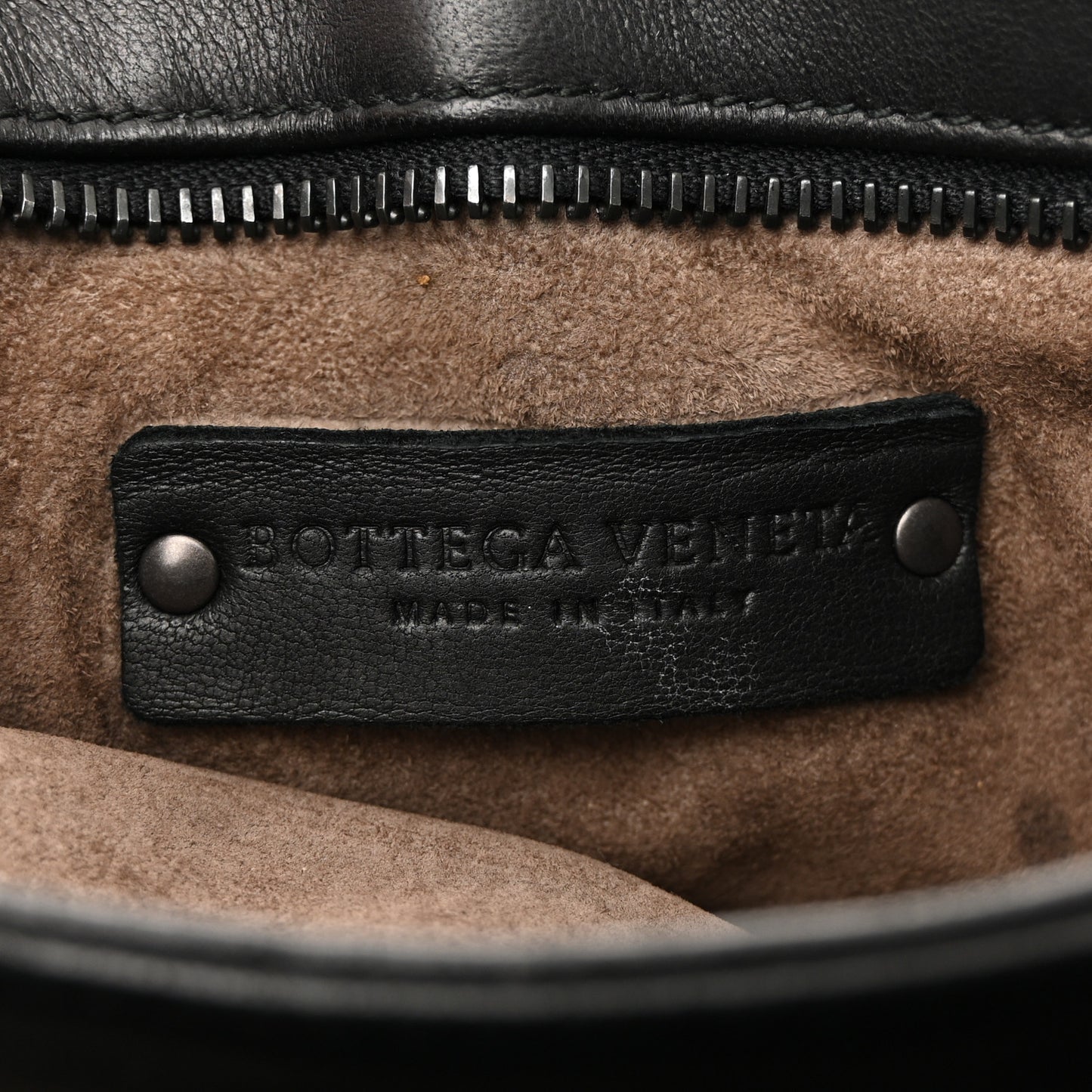 Nappa Intrecciato Messenger Bag Ebano