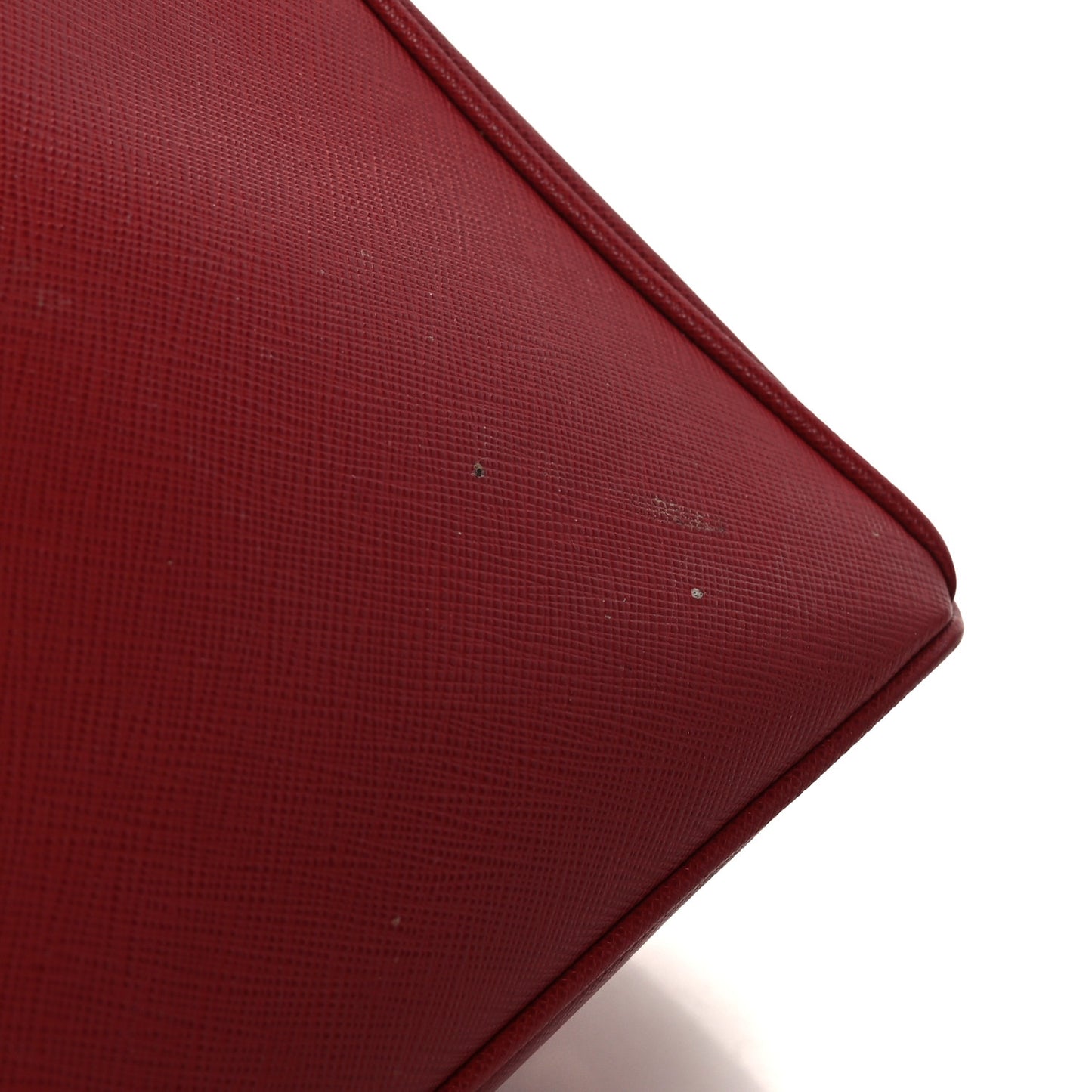 Saffiano Medium Galleria Double Zip Tote Fuoco