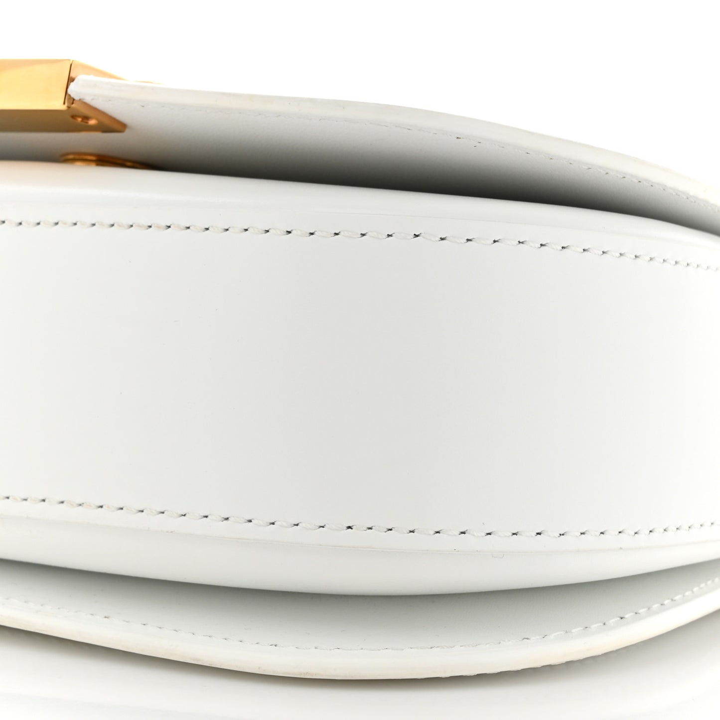 Calfskin Small Greca Goddess Shoulder Bag Optical White