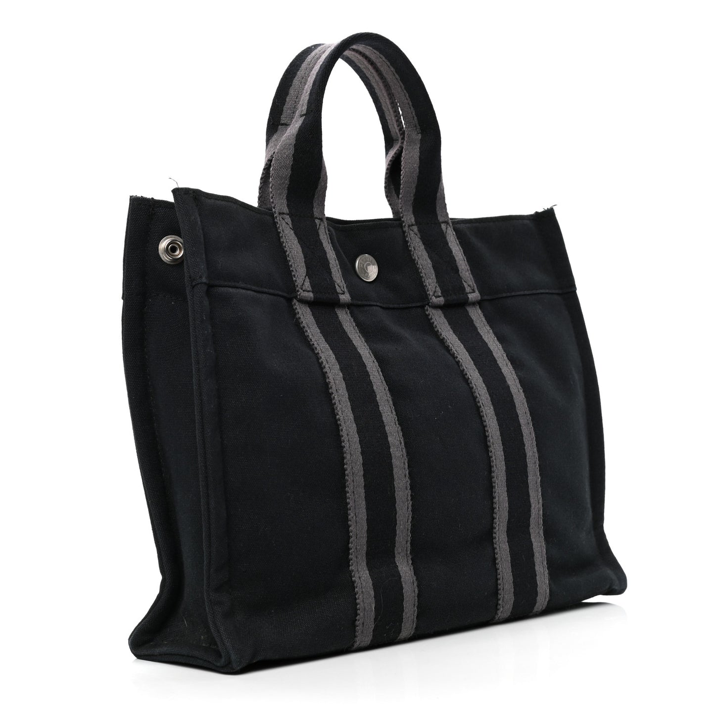 Canvas Herline PM Tote Black