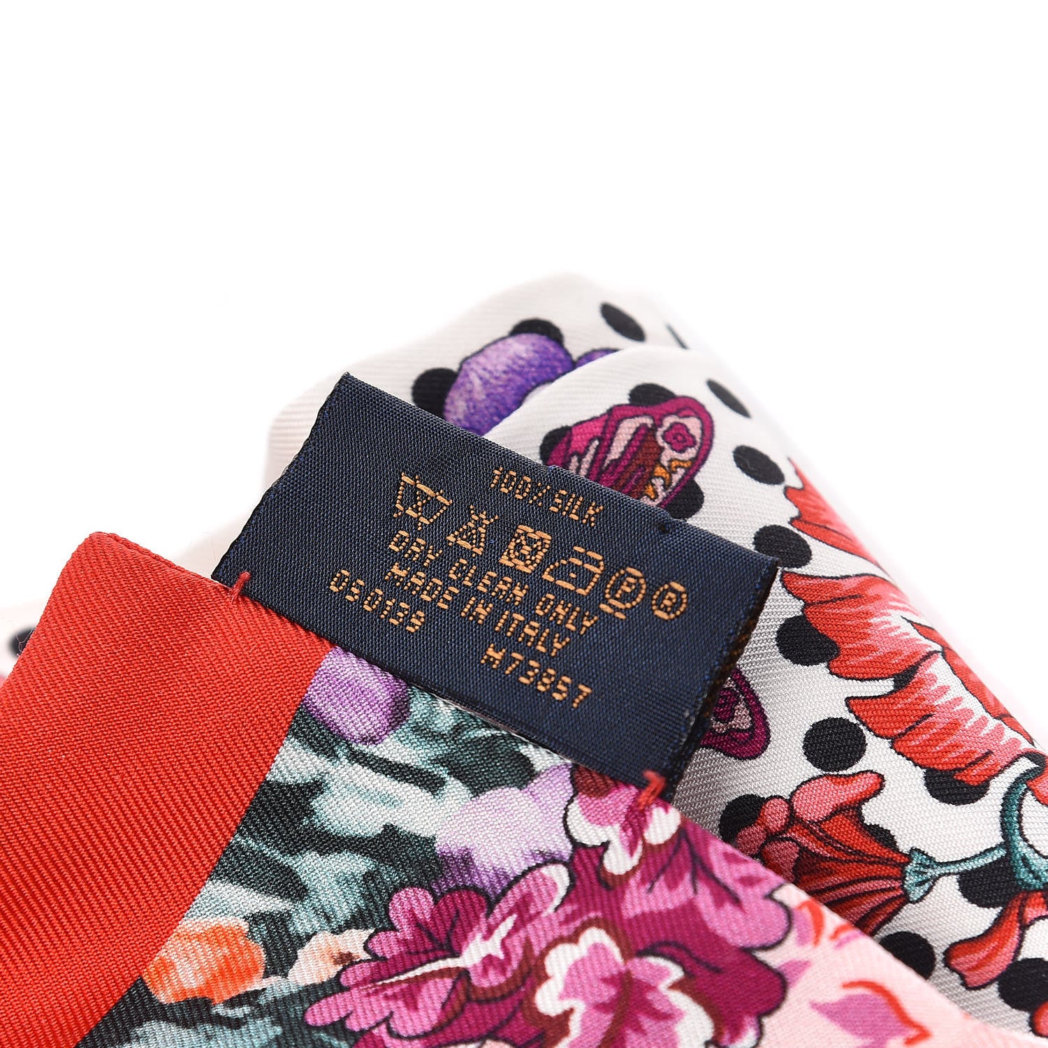 Louis Vuitton Silk Louis In The Garden Bandeau Fuchsia 4 of 5
