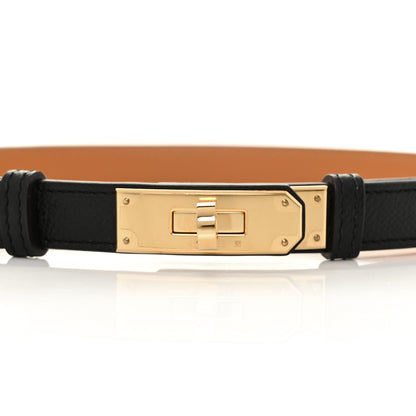 Hermes Epsom Kelly Belt Black 5 of 5