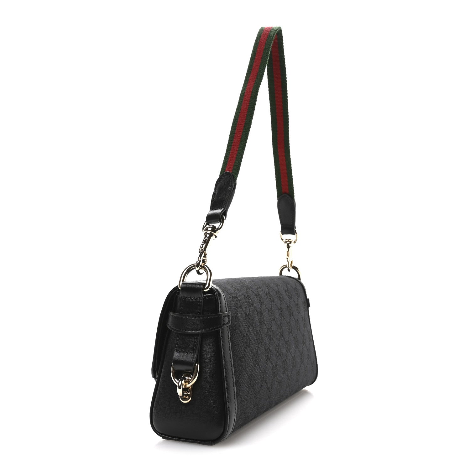 Gucci GG Monogram Small Luce Shoulder Bag Black 3 of 10
