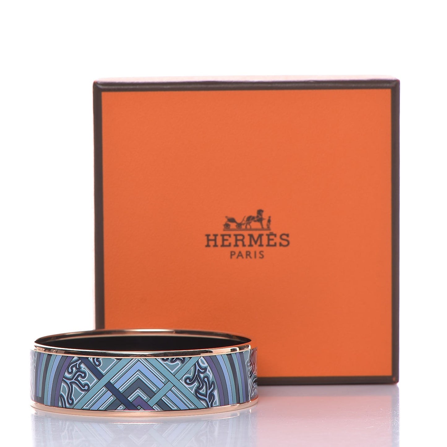 Enamel Printed Wide Larbe Du Vent Bracelet 65 Encres