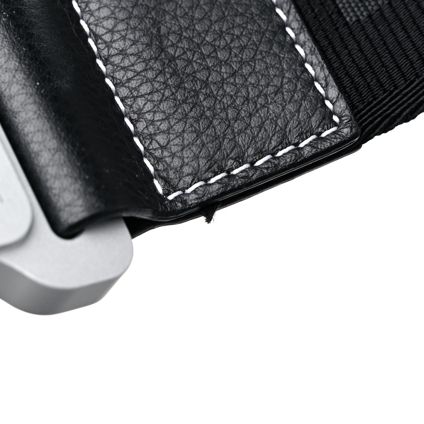 Grained Calfskin Kim Jones Saddle Bag Black