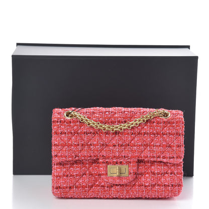 Chanel Tweed Quilted Mini 2.55 Reissue Flap Red Ecru Black 11 of 11