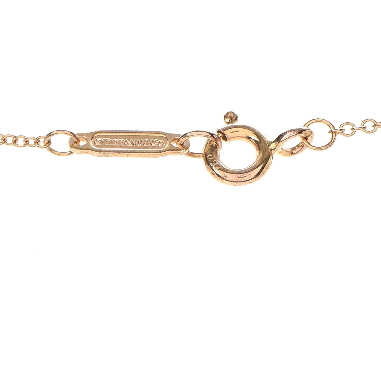 18K Yellow Gold Mini Heart Key Pendant Necklace