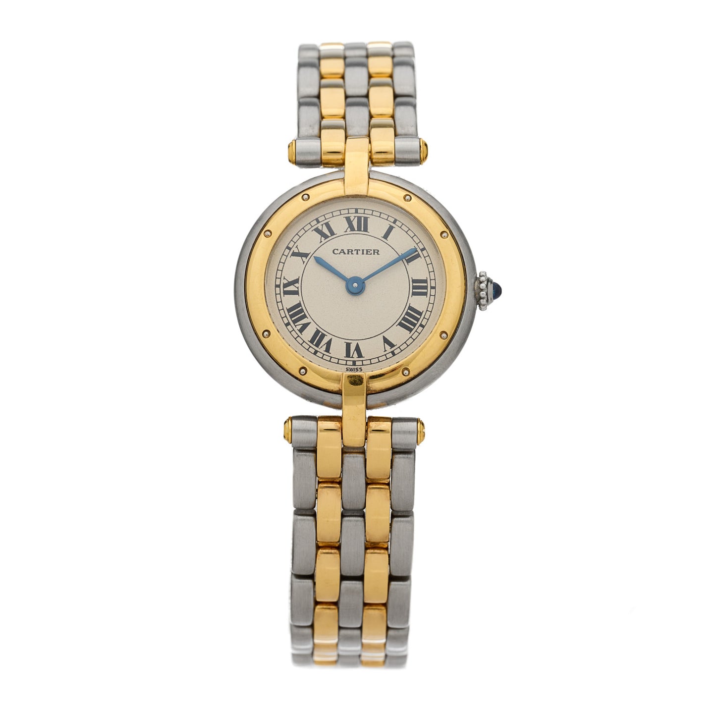 Stainless Steel 18K Yellow Gold 24mm Panthere Vendome Quartz Watch