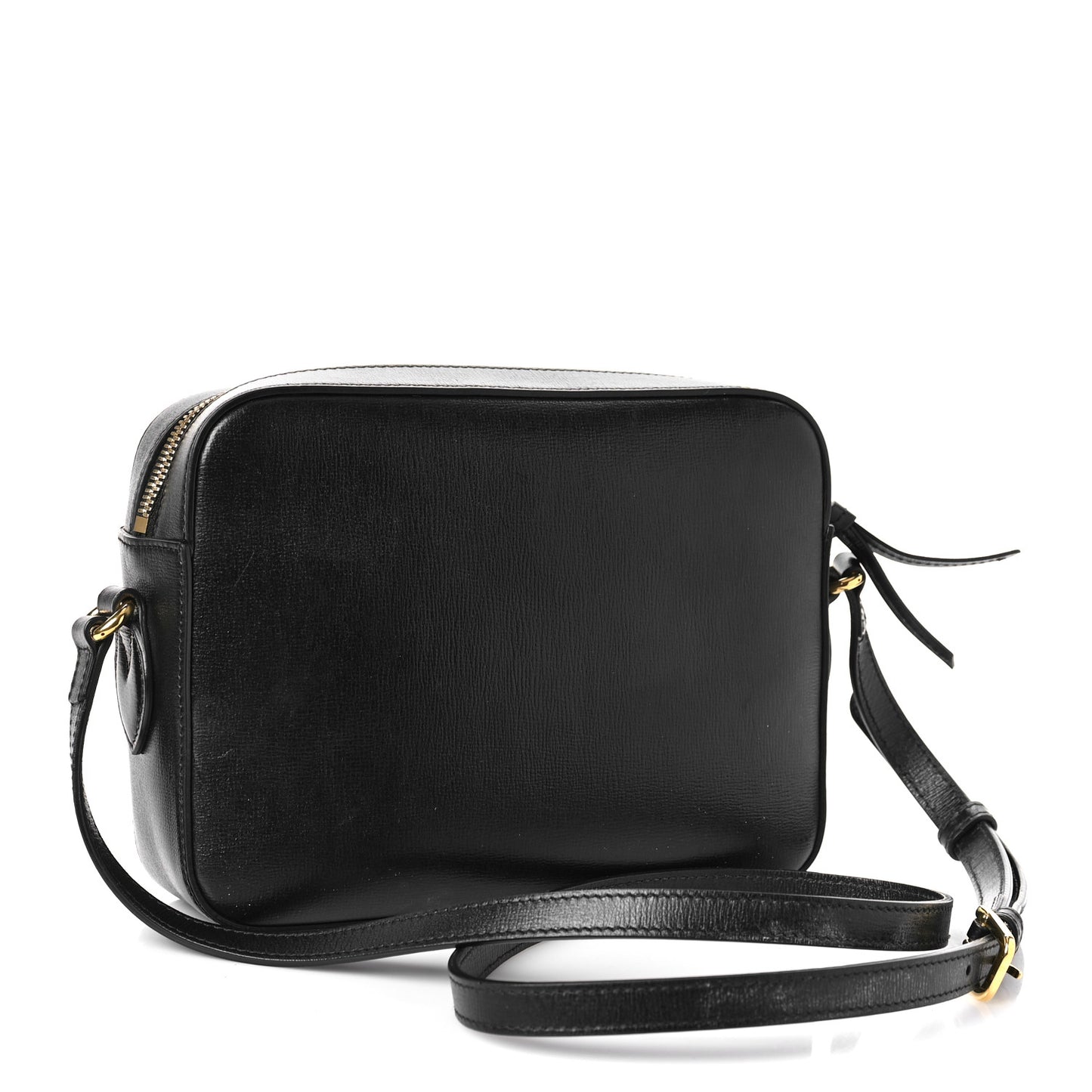 Textured Calfskin Small Horsebit 1955 Shoulder Bag Black