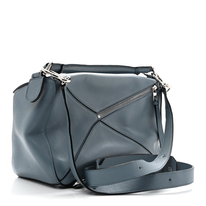 Loewe Calfskin Medium Puzzle Bag Stone Blue 5 of 23