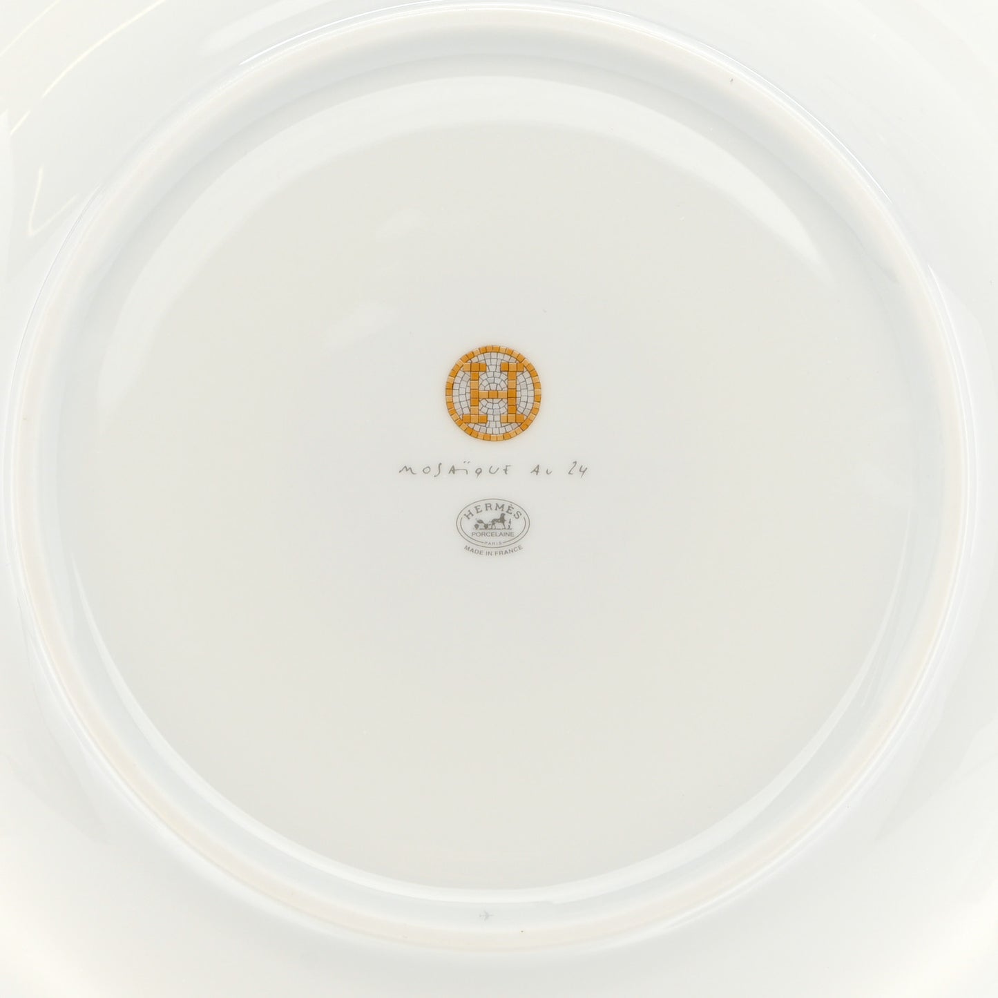 Porcelain Mosaique Au 24 Soup Bowl Gold