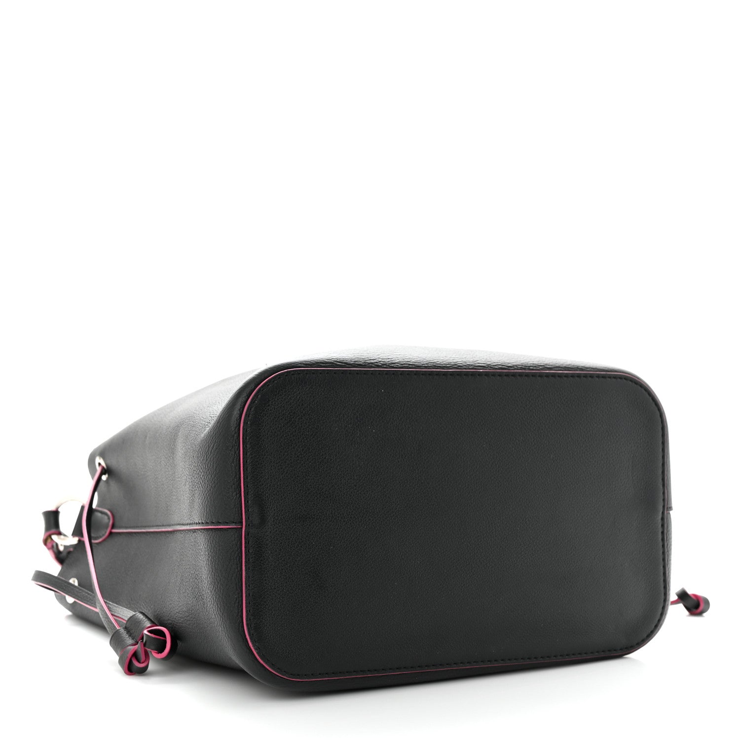 Louis Vuitton Calfskin Lockme Bucket Black 4 of 12